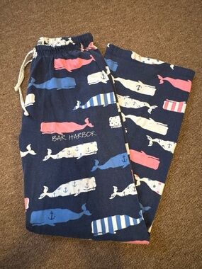Little Blue House Whale Pajama Pants